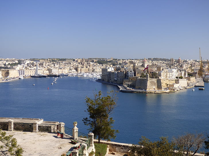 malta, harbour, historic, valletta, europe, island, maltese