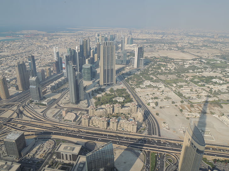 Dubai, Egyesült Arab Emírségek, Emirates, Emirátus, sivatag, nézet, Burj khalifa