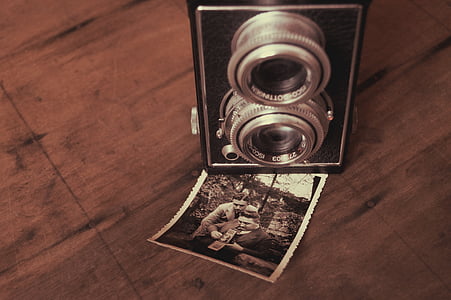 photography, camera, photo camera, box camera, photograph, antique, analog