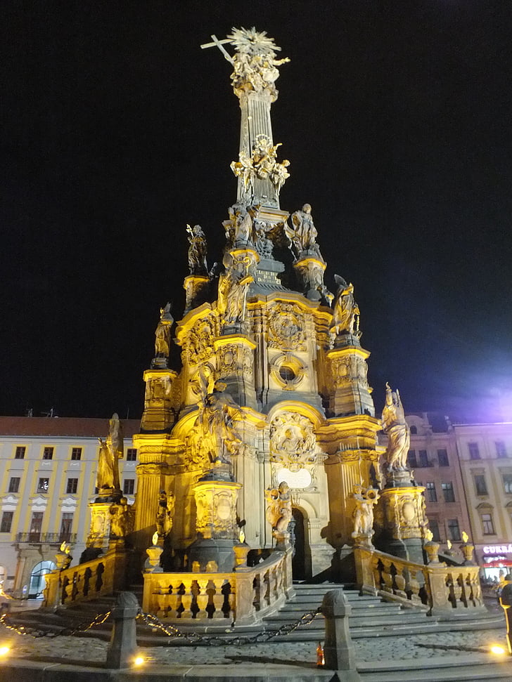 springvand, UNESCO, monument, Olomouc
