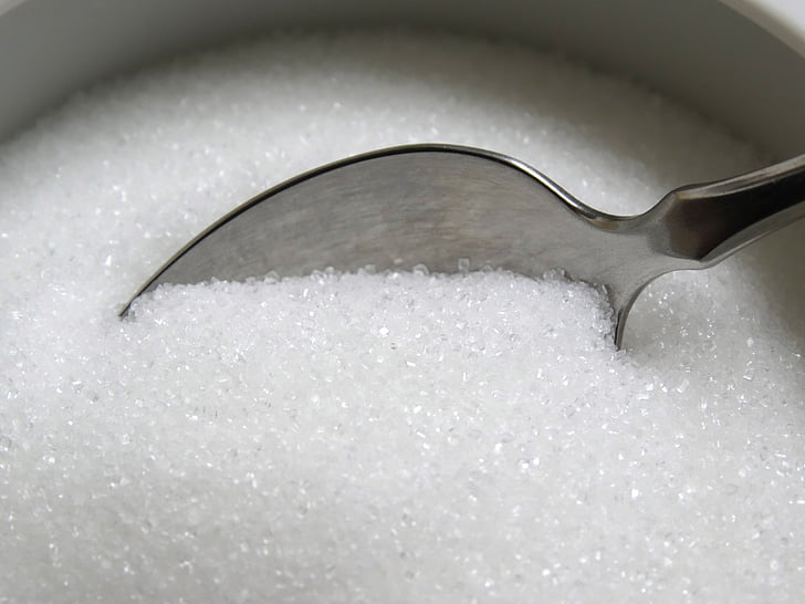 sugar, spoon, cutlery, sweeteners, sweet, winter, white