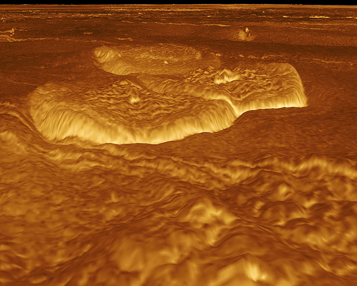 Venus, Planeta, powierzchni, miejsca, Układ Słoneczny, seoritsu farra