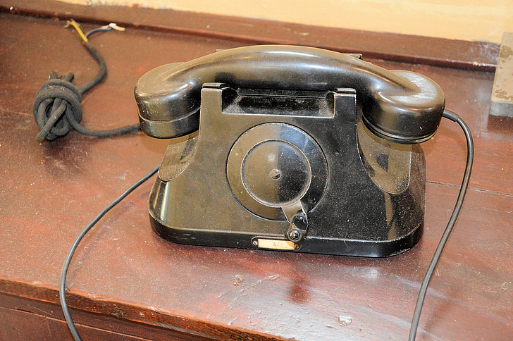 telepon, telepon, antik, lama, retro, komunikasi, teknologi