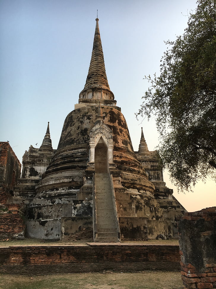 Thailand, platser av intresse, byggnad, resor, värt ett besök, ayyutthaya, historia