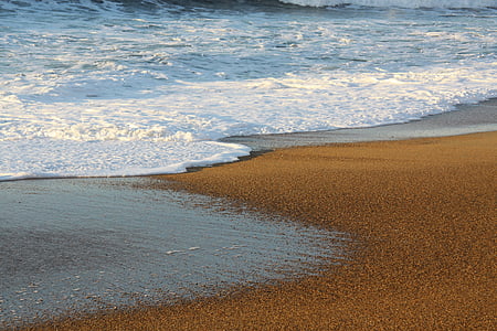 Beach, Sea, liiv, Horizon, päike, renécros, Prantsusmaa