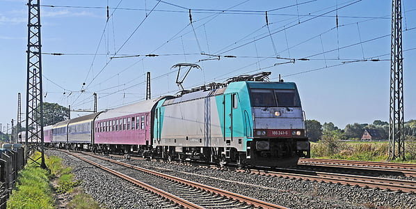 Chartijos geležinkelio, specialus traukinys, privatus geležinkelis, pagrindinės linijos, Münsterland, sankryžos, tranzito