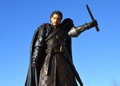 games of thrones, action figure, hbo, robb stark, television, tv, medieval