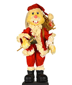 Christmas hase, julenissen, Santa hase, Påskeharen, Hare, Christmas, figur