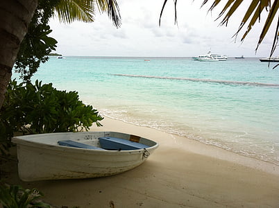 Maldives, paysage, plage