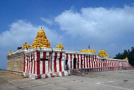 Templo de, arquitectura, Dravidian, gopalswamy betta, antigua, antiguo, religión