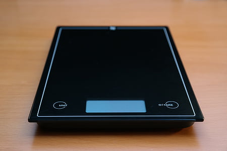 horizontal, kitchen scale, black, budget, kitchen utensil, digital scale, flat