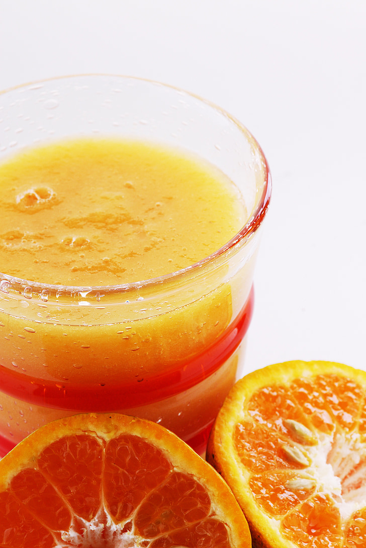 orange, drinks, yellow, glass, orange juice, fresh orange juice, fruit