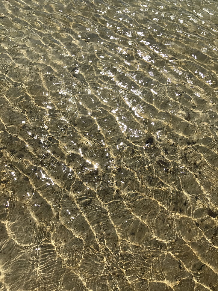 Mar, reflexió, ones, l'aigua, Brasil, tranquil