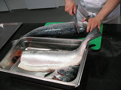 saumon, Norvège, poisson de mer, faire cuire