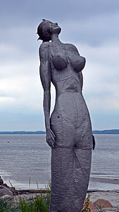 figure, statue, sculpture, woman