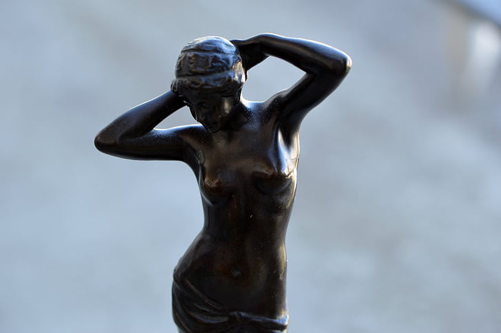 Статуята, жена, скулптура, фигура