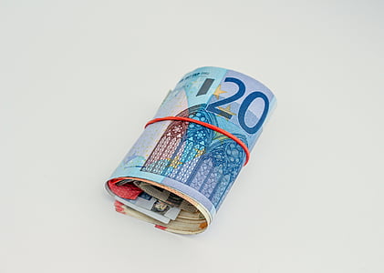 banknotes, bills, cash, currency, euros, money, paper money