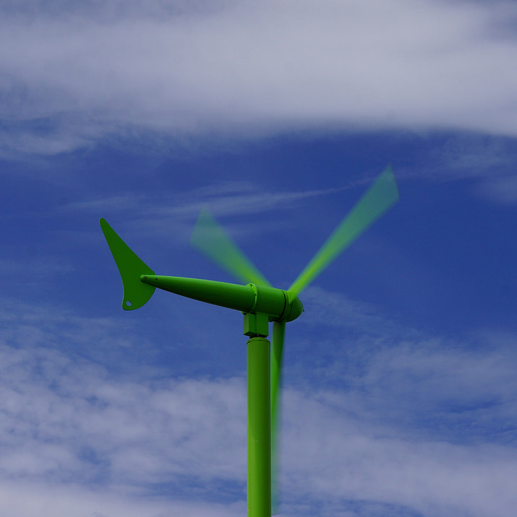 windgenerator, groene energie, energieproductie, Rotor, liften, een gondel, toren