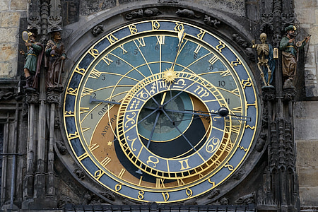 clock, history, prague, architecture, diligence, art, czech Republic