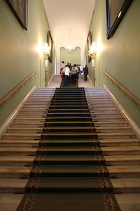 Treťjakovská, Galerie, schodiště, vysoká, Moskva