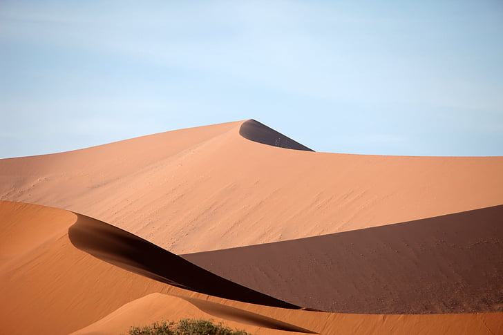 纳米比亚, 沙漠, 沙子, 沙丘, 灰尘, 干旱, 撒哈拉沙漠