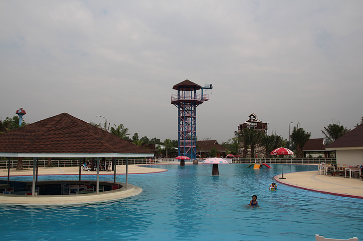 Pattaya, park víz, víz, SA