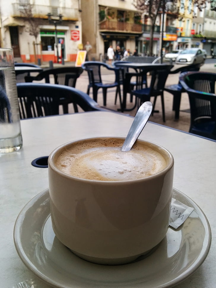 Kaffee, in der Nähe, Frankreich, No-Name