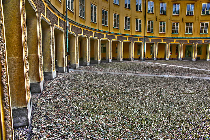 Courtyard, hus, Stockholm, Sverige