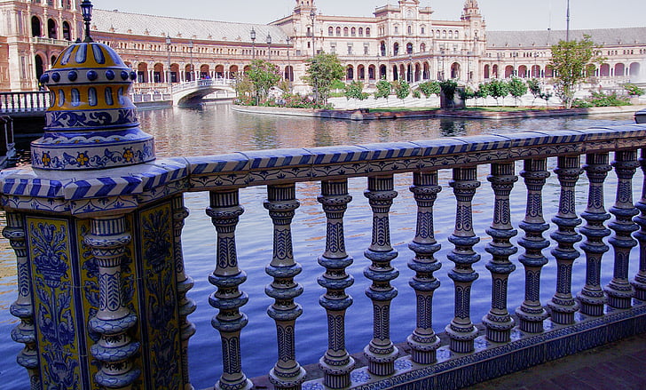 Andaluzija, Seville, Palace, namesto Španija, arhitektura, znan kraj