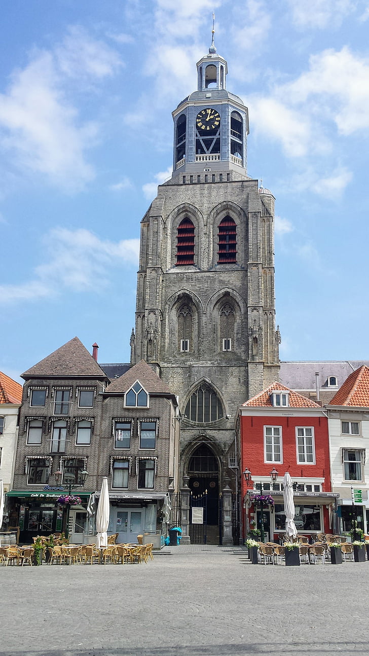 Église, Pays-Bas, Berg op zoom, religion, tour, bâtiment, architecture