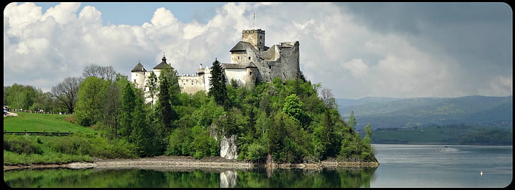 Polônia, Niedzica, Castelo, Monumento, o Museu, história, Turismo