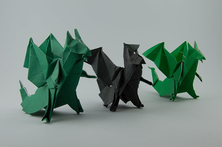 object photography, still photography, kangaroo, origami, art, object, fold