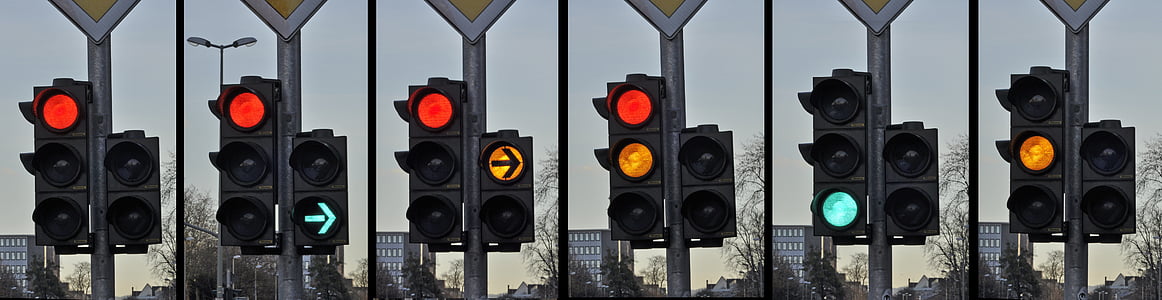 traffic light, signal, traffic, street, road, sign, safety
