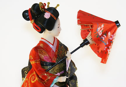 Geisha, người phụ nữ, Nhật bản, búp bê, Cô bé, chế độ, Mô hình