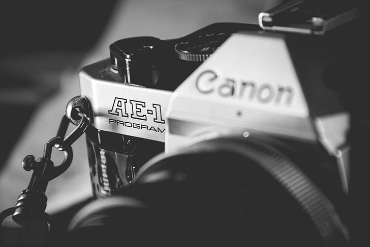 fekete-fehér, Canon, film, Canon ae-1, 35 mm-es