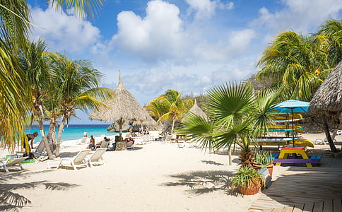 Beach, kystlinje, Curacao, havet, Ocean, vand, kyst