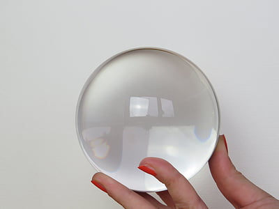 sfera di vetro, dire di fortuna, schede del posto, palla, vetro, avanti, circa