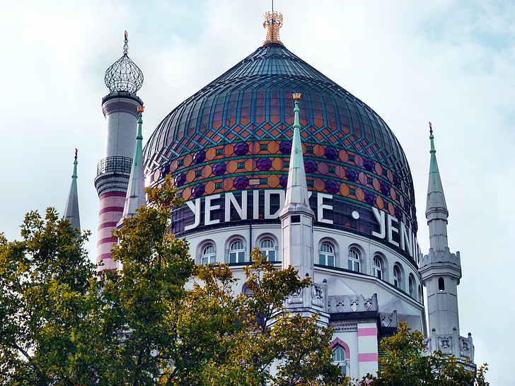 Yenidze, Dresda, Moschea di tabacco, orientalizzante edificio, Germania, Islam, Moschea