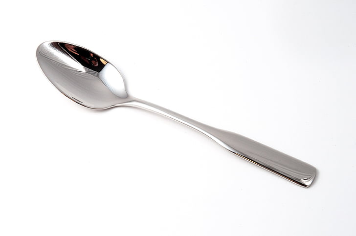 cutlery, silverware, spoon, stainless steel, fork, kitchen Utensil, crockery