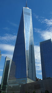 one world trade center, new york, usa, tourist attraction, glass, skyline, world trade center