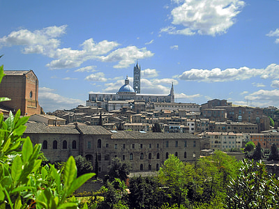 Siena, Italia, Eropa, Tuscany, Italia, Landmark, arsitektur