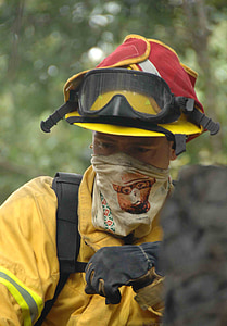 pompier, pompier, incendiu de pădure, natura, în afara, Close-up, fierbinte