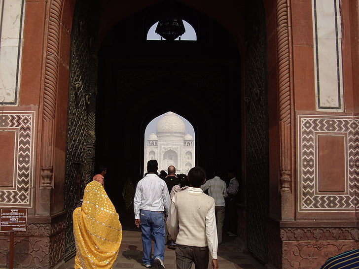 Indie, chrám, hinduismus, cestování, Rajasthan, Agra, Islám