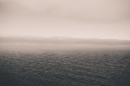 mgła, Jezioro, mgła, Ocean, morze, widoczność