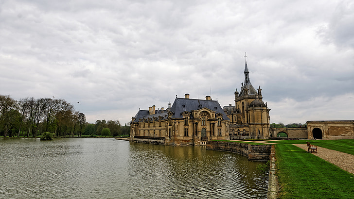 Chateau, Chantilly, Picardië, Frankrijk