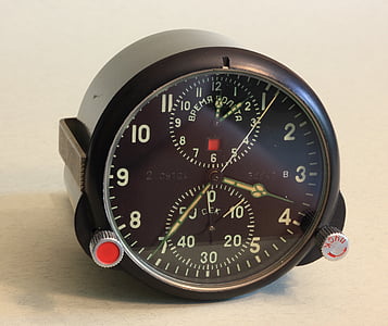 militare, aeronave, Rusă, ceas, cronometru, timp, URSS