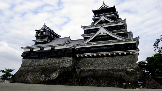 slottet, Japan, arkitektur, Nippon, bygge, historiske, historie