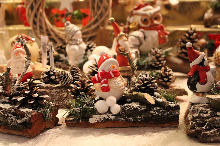 człowiek śniegu, zimowe, zimno, Boże Narodzenie, śnieg, Boże Narodzenie, Święty Mikołaj