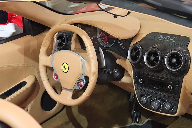 Ferrari, pilotski kabini, avto