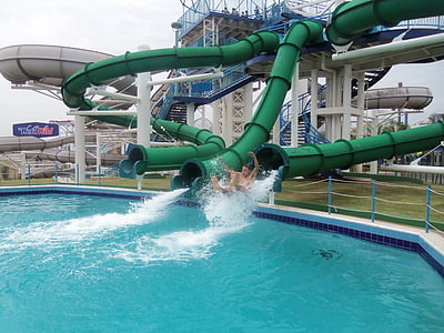 glissade d’eau, amusement, eau, chaleur, São paulo, Ride, parc aquatique